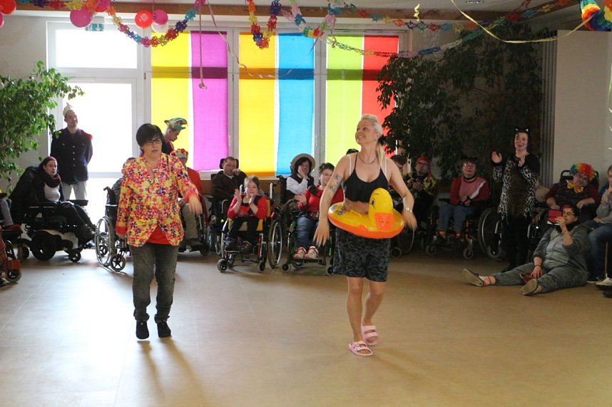 Rosenmontag bei der Nordth&uuml;ringer Lebenshilfe