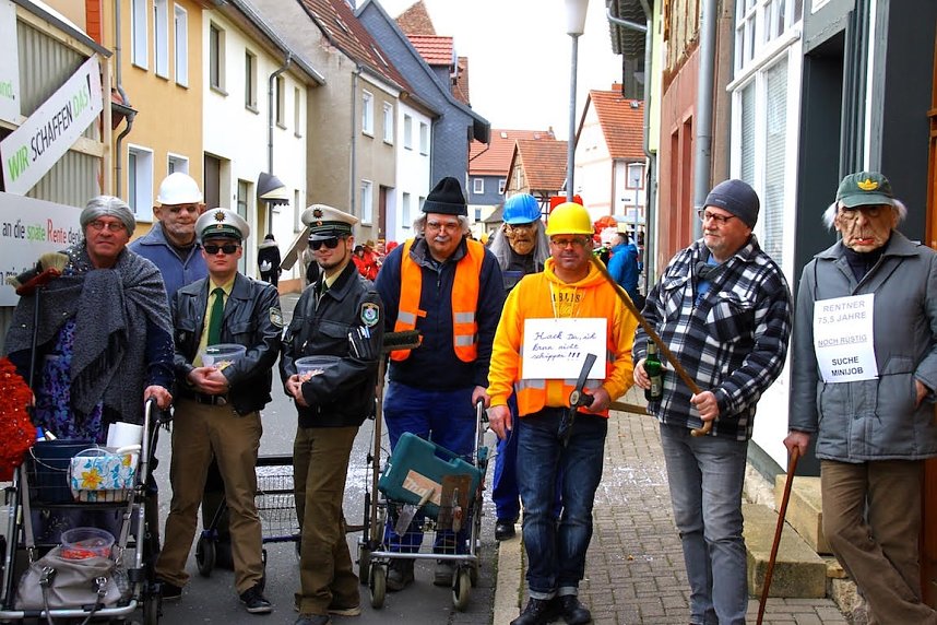 Stra&szlig;enumzug in Breitenworbis