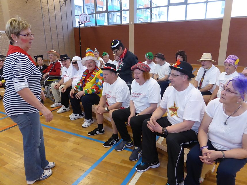 Rosenmontag bei der Herzsportgruppe des S&uuml;dharzklinikums Nordhausen