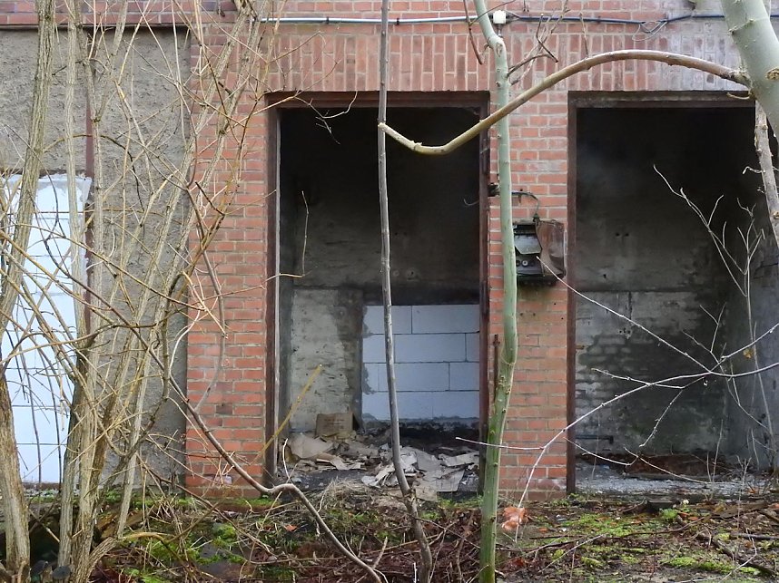 Peter Blei in der Brikettfabrik