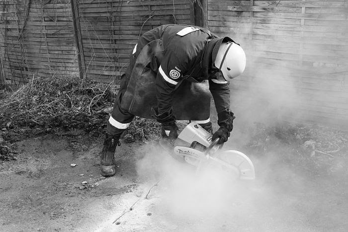 Gemeinsame &Uuml;bung von THW und Feuerwehr Gro&szlig;wechsungen