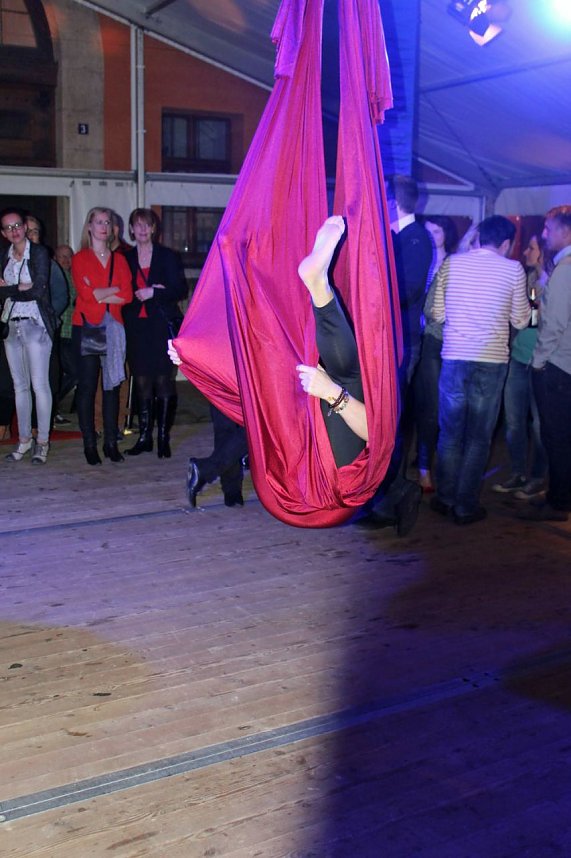 Bei der Party stand man Kopf