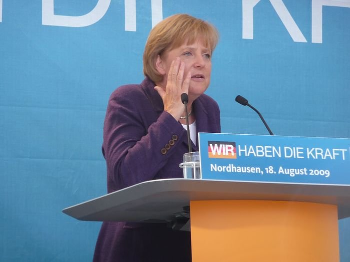 Besuch von Angela Merkel in Nordhausen