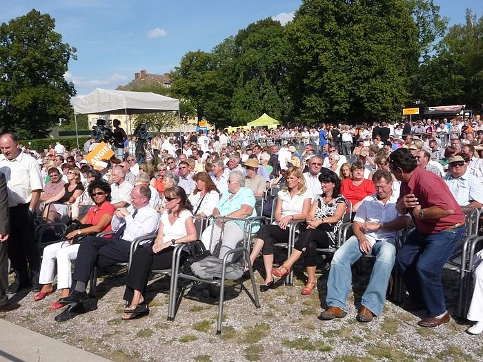 Besuch von Angela Merkel in Nordhausen
