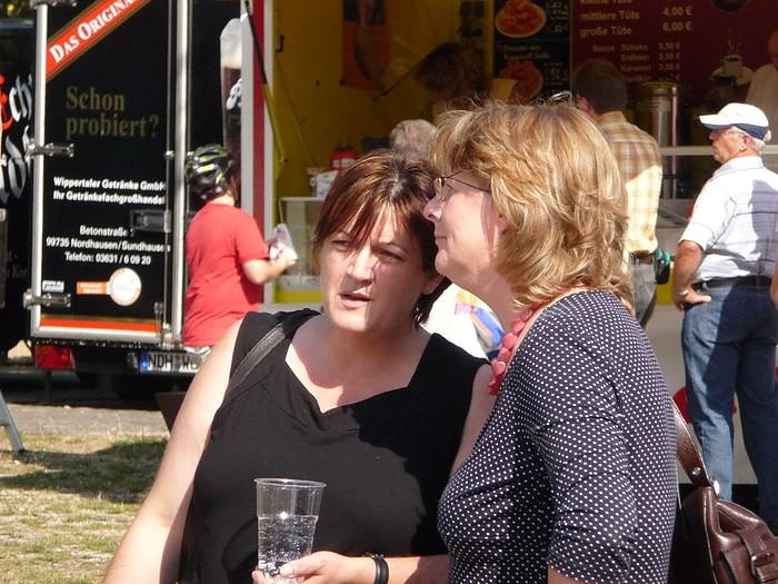 Besuch von Angela Merkel in Nordhausen