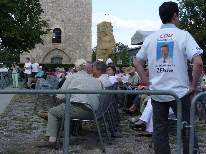 Besuch von Angela Merkel in Nordhausen