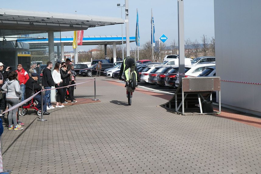 Stuntshow mit Mike Auffenberg