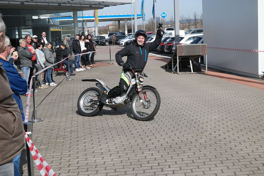 Stuntshow mit Mike Auffenberg