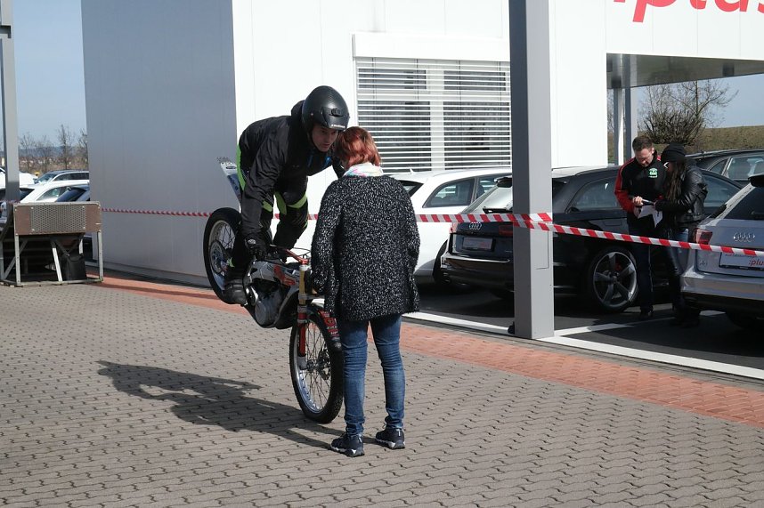 Stuntshow mit Mike Auffenberg