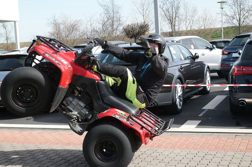 Stuntshow mit Mike Auffenberg