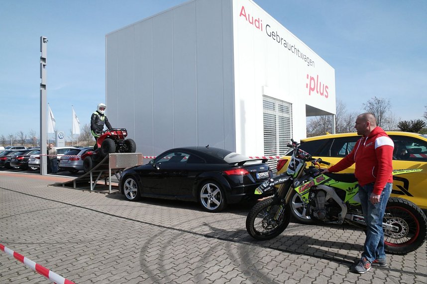 Stuntshow mit Mike Auffenberg