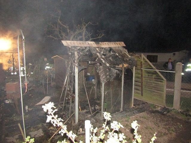 Gartenlaube abgebrannt