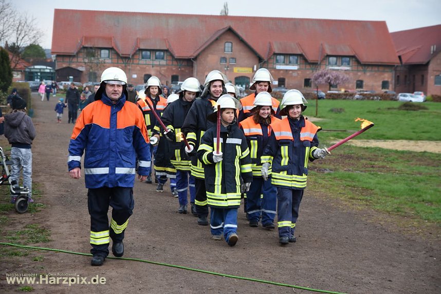 Osterfeuer Sundhausen und Werther