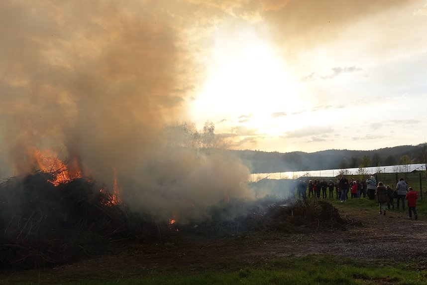 Osterfeuer 2017 in Ilfeld