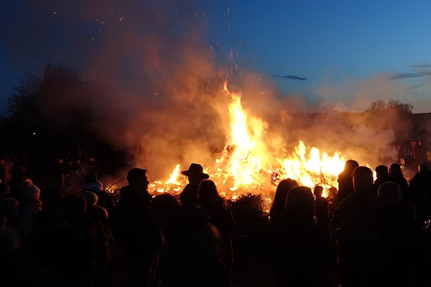 Osterfeuer 2017 in Ilfeld