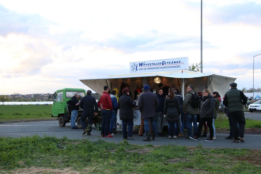 Osterfeuer in Bielen