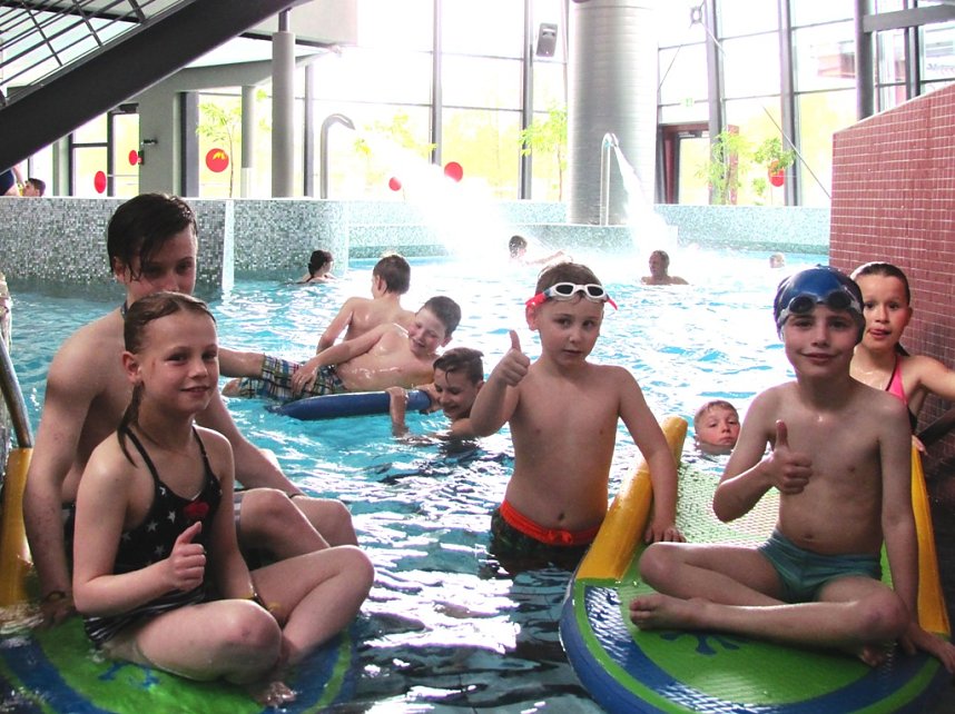 Wasserschlitten im Einsatz