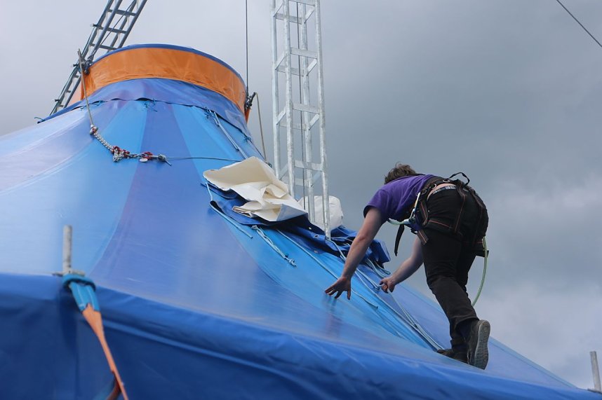 Das Blaue Zelt ist wieder da