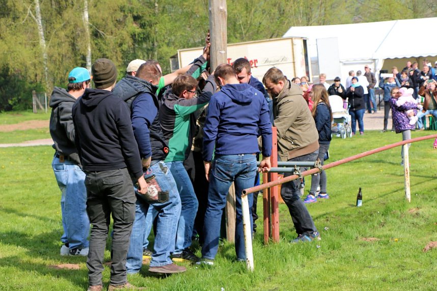 Maibaumsetzen in W&uuml;lfngerode