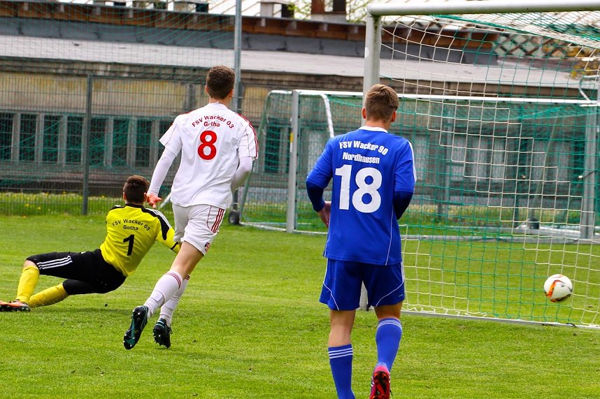 6:2-Sieg f&uuml;r Wackers U 19 gegen Wacker Gotha