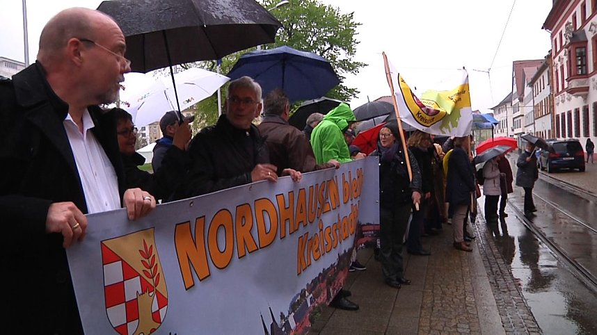 Nordh&auml;user Delegation zu Gast in der Erfurter Staatskanzlei