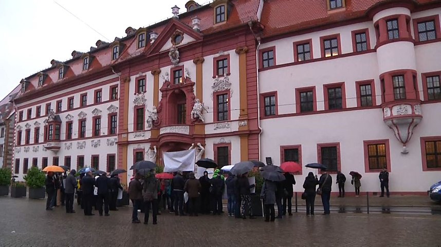 Nordh&auml;user Delegation zu Gast in der Erfurter Staatskanzlei