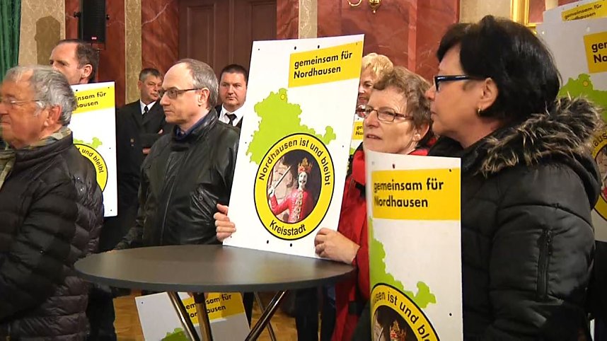 Nordh&auml;user Delegation zu Gast in der Erfurter Staatskanzlei