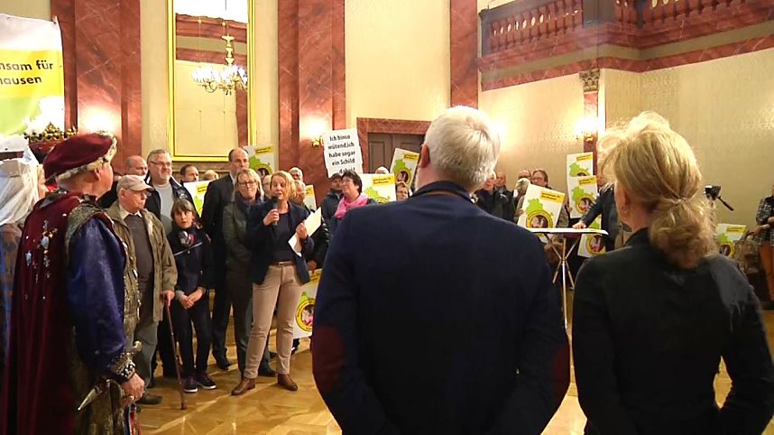 Nordh&auml;user Delegation zu Gast in der Erfurter Staatskanzlei