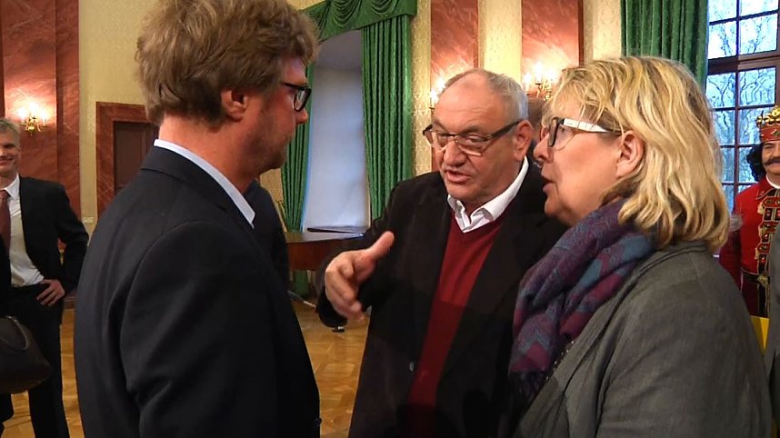 Nordh&auml;user Delegation zu Gast in der Erfurter Staatskanzlei