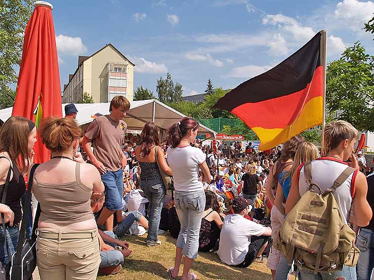 Begeisterung auf dem Berg: 3:0 f&uuml;r Deutschland