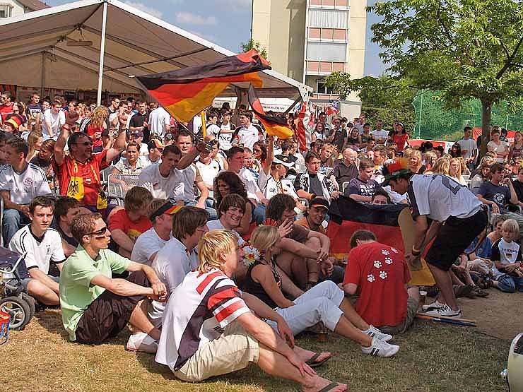 Begeisterung auf dem Berg: 3:0 f&uuml;r Deutschland