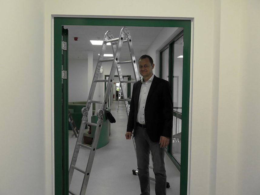 Umzug an der Bahnhofstra&szlig;e in Niedergebra - auch f&uuml;r Torsten Meyer