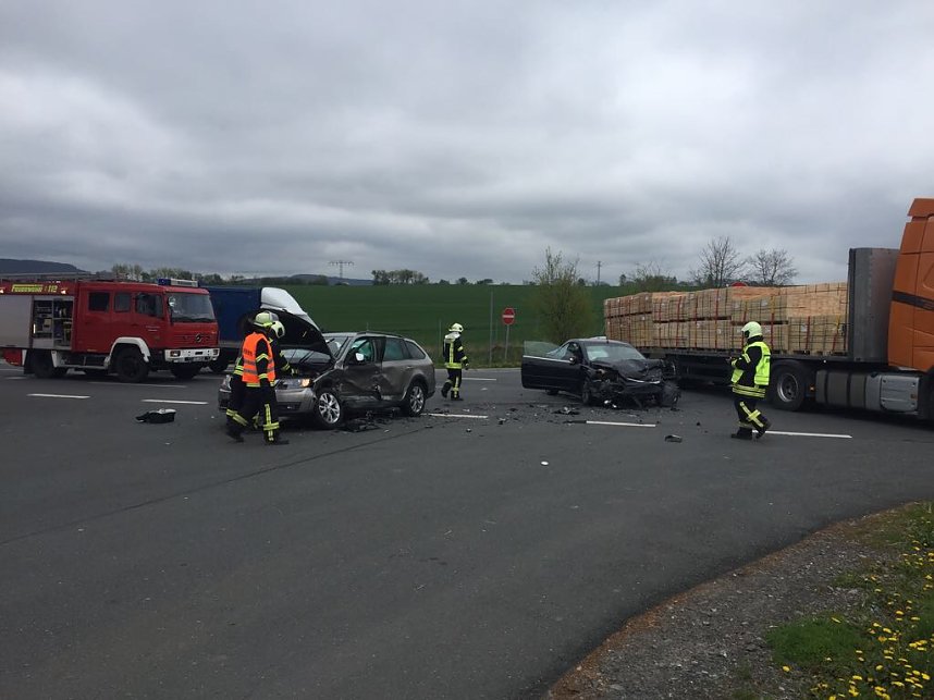 Unfall bei Breitenworbis