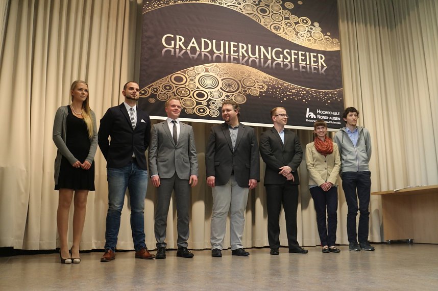 Graduierungsfeier an der Hochschule Nordhausen