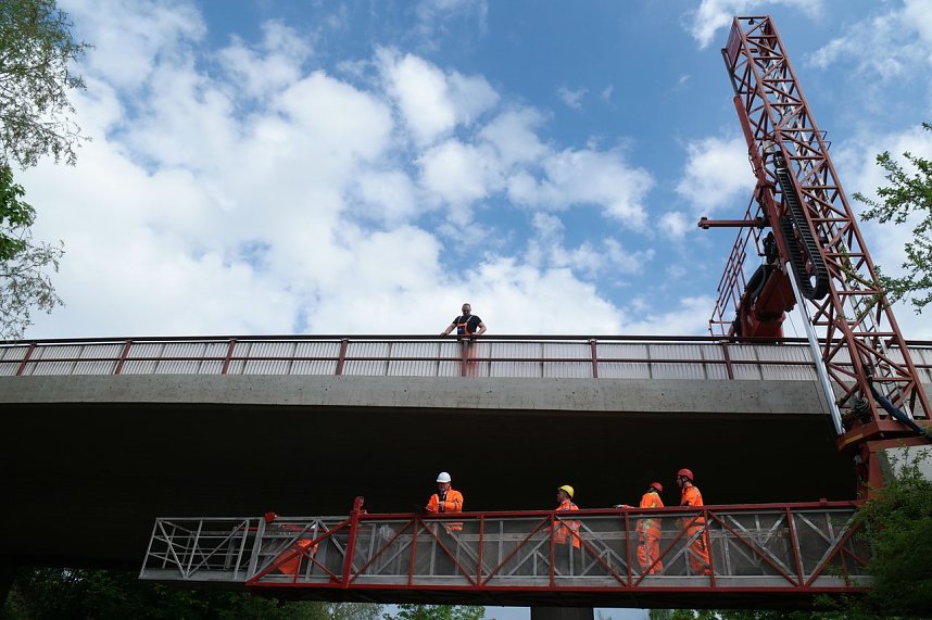 Helme-Br&uuml;cke bei Sundhausen wurde heute kontrolliert