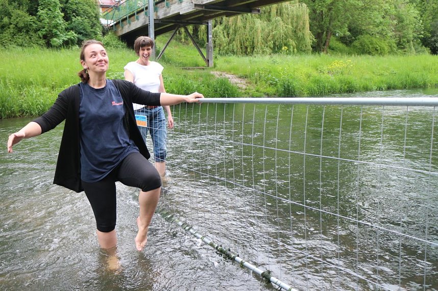 Ab ins Wasser - in der Zorge hie&szlig; es heute wieder "Anwassern"