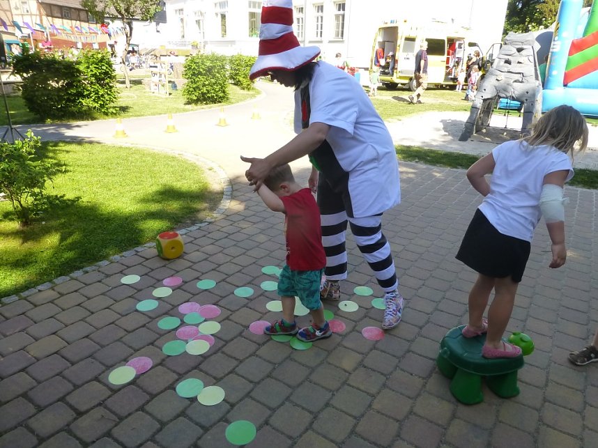 Kinder im Stra&szlig;enverkehr - Aktionstag in Bielen