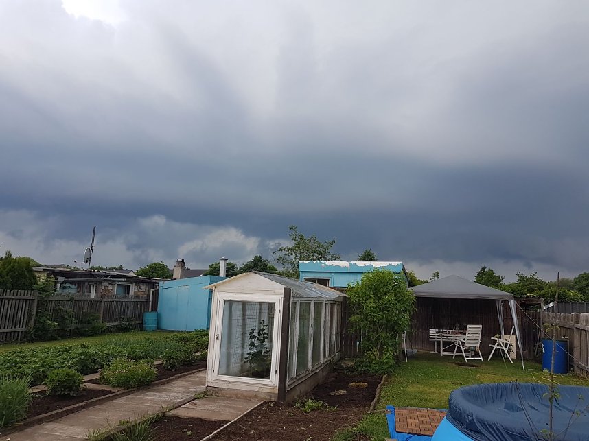 Unwetter &uuml;ber Nordhausen