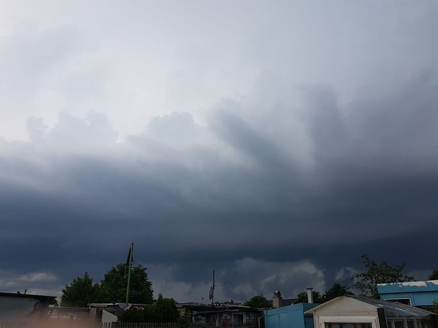 Unwetter &uuml;ber Nordhausen