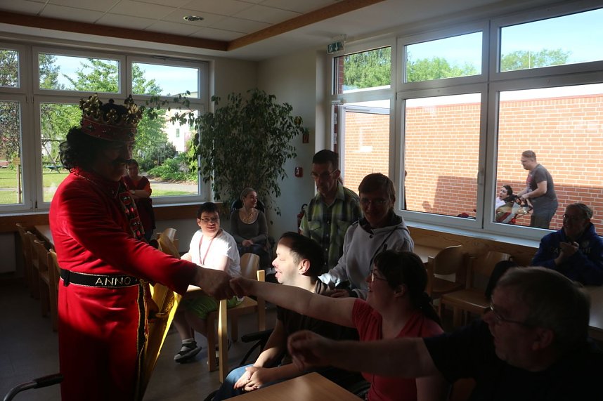 Rolandgruppe zu Besuch bei der Lebenshilfe