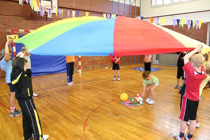 Viel Bewegung in der Schule