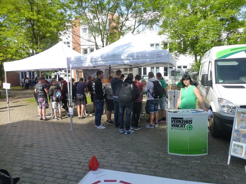 Die "Aktion junge Fahrer" am Berufsschulzentrum