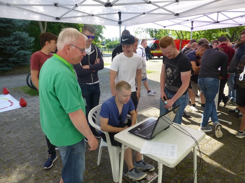 Die "Aktion junge Fahrer" am Berufsschulzentrum
