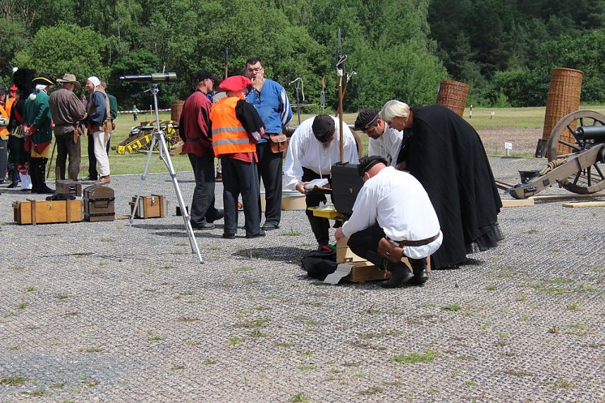 Gro&szlig;e Parade auf dem Dickkopf