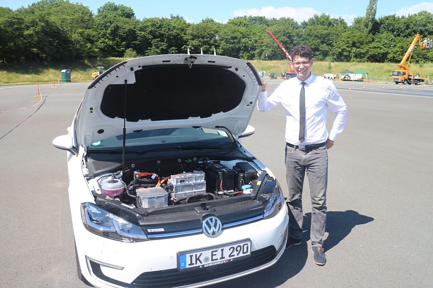 F&uuml;r jeden etwas zu entdecken gab es zum Berufsaktionstag auch auf dem Autodrom