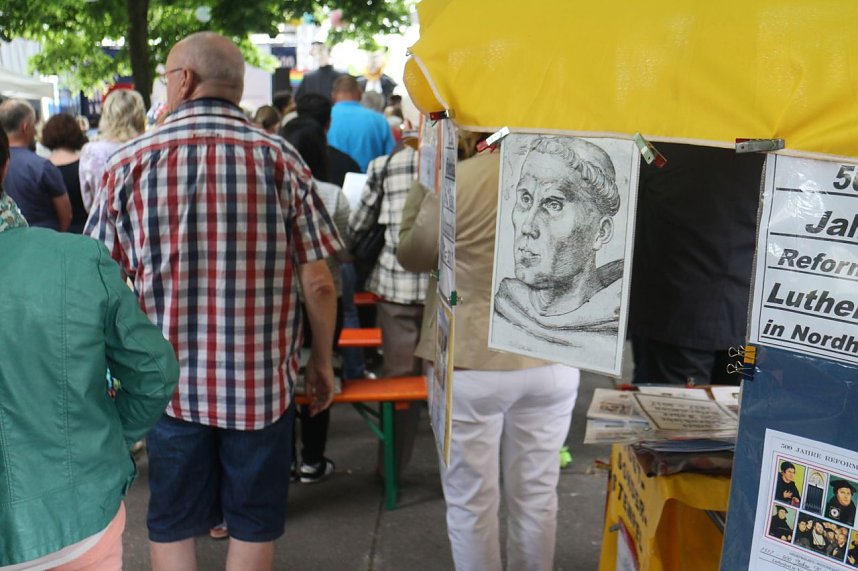 Kreiskirchentag vor der Nordh&auml;user Blasiikirche