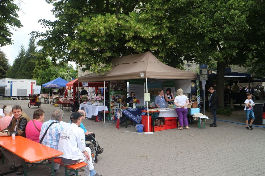 Kreiskirchentag vor der Nordh&auml;user Blasiikirche