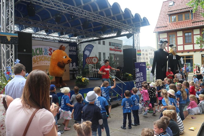 Kreiskirchentag vor der Nordh&auml;user Blasiikirche
