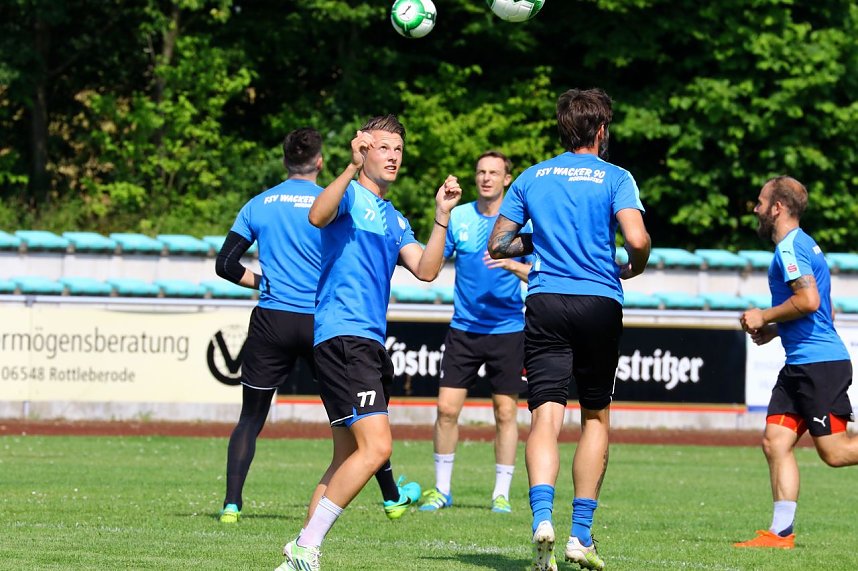 Trainingsauftakt in Rottleberode