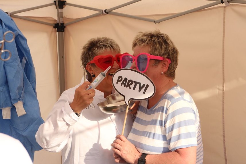 Sommerfest am S&uuml;dharz Klinikum